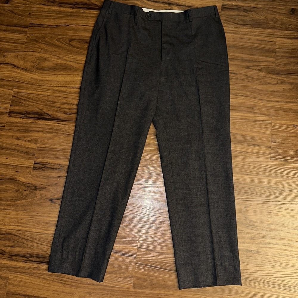 CANALI Mens Wool Trousers Dress Stretch Pants 34x28.5 73014